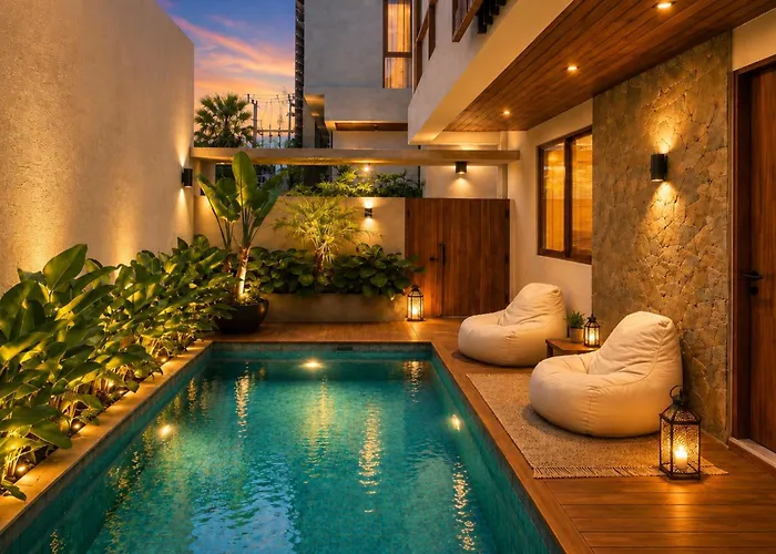 Contemporary 3BD Villa With Pool Sauna Gym *