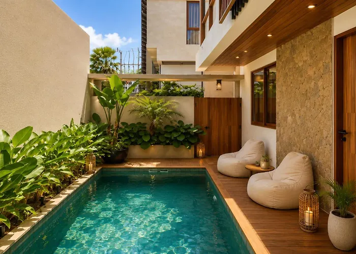 Contemporary 3BD Villa With Pool Sauna Gym * Pererenan