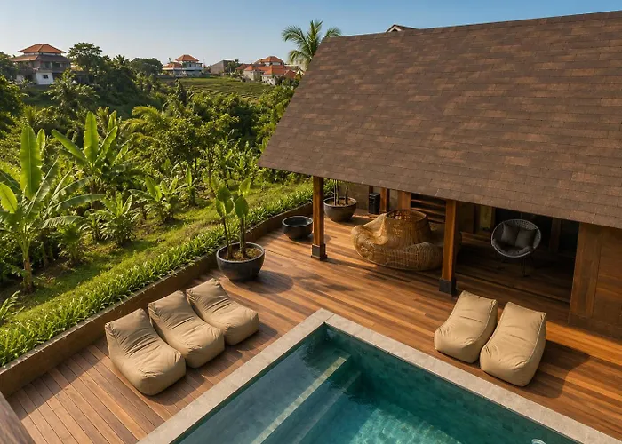 Contemporary 3BD Villa With Pool Sauna Gym Pererenan